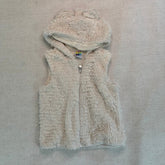 Fuzzy Hooded Vest